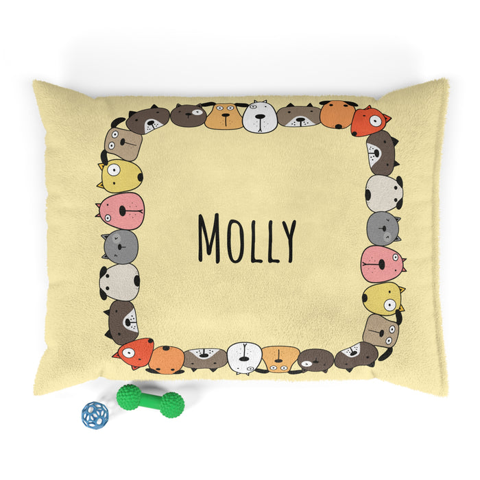 Trendy Tails - Pillow Bed - Cozy Comfort with Personalized Touch