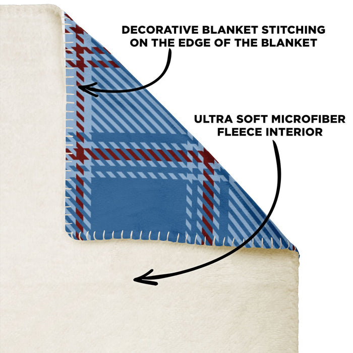 Blue Horizon Microfleece Blanket